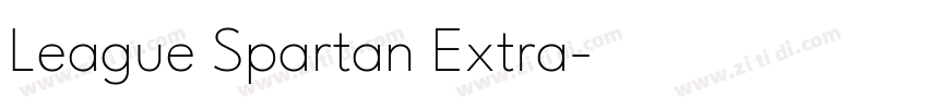 League Spartan Extra字体转换 League Spartan Extra字体转换